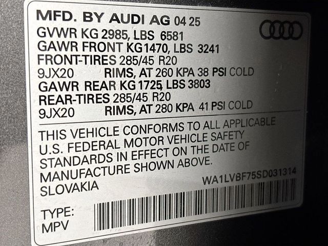 2025 Audi Q7 Premium Plus 55 TFSI quattro - 23006943 - 23