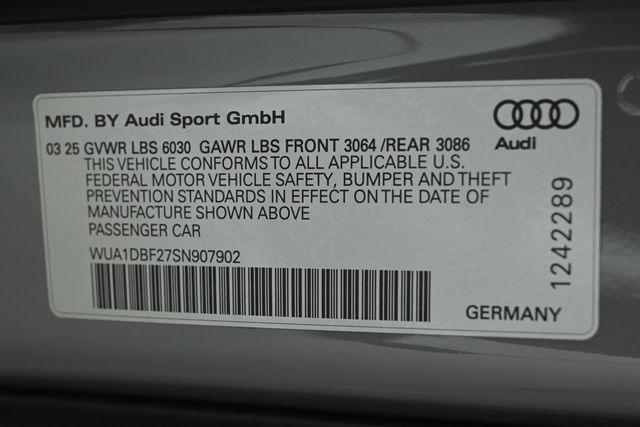 2025 Audi RS 6 Avant performance 4.0 TFSI quattro - 22918125 - 28
