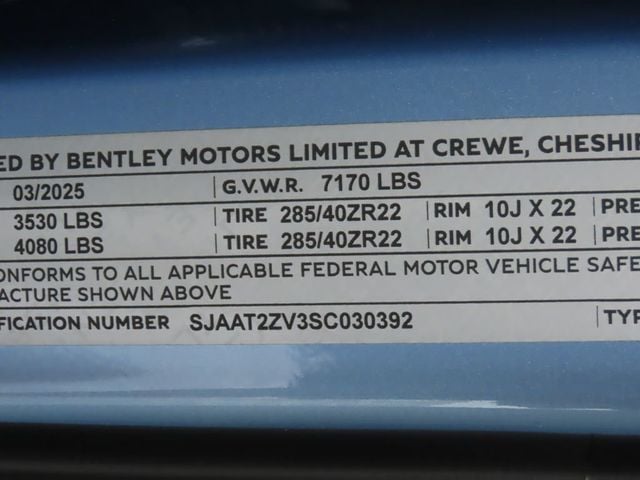 2025 Bentley Bentayga V8 AWD - 22909990 - 34