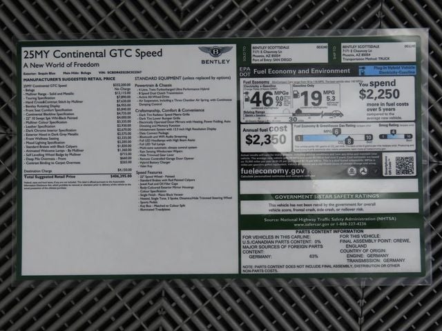 2025 Bentley Continental GT Speed Convertible - 22891450 - 8