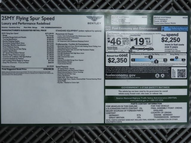 2025 Bentley Flying Spur Speed Sedan - 22891449 - 8