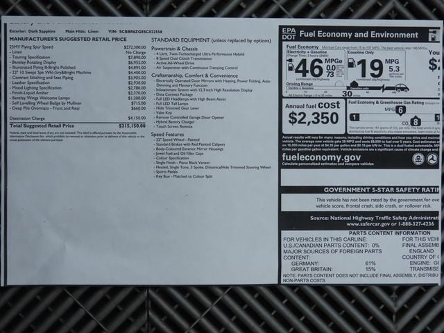 2025 Bentley Flying Spur Speed Sedan - 22891451 - 8