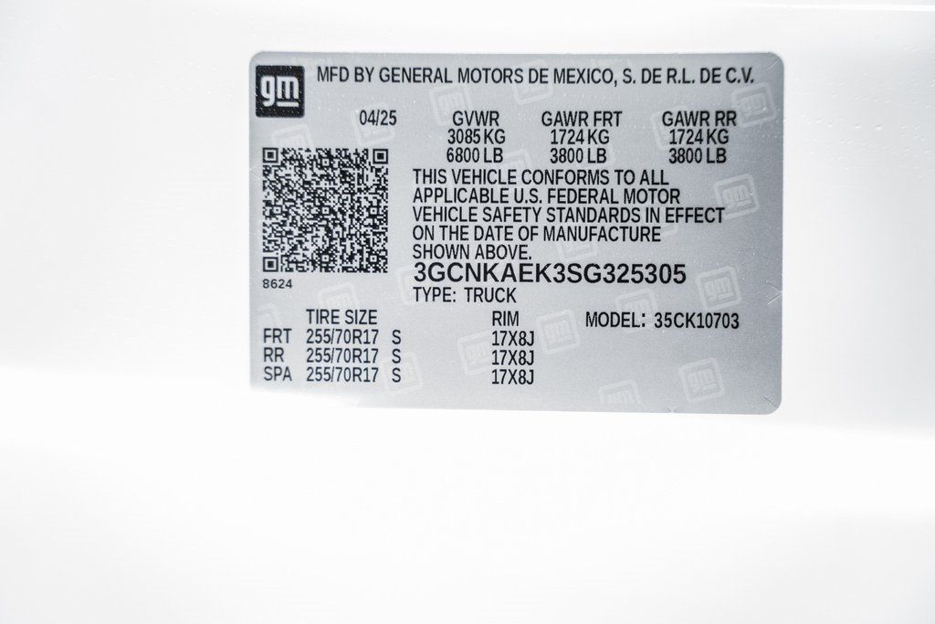 2025 Chevrolet Silverado 1500 4WD Reg Cab 126" Work Truck - 22839011 - 42