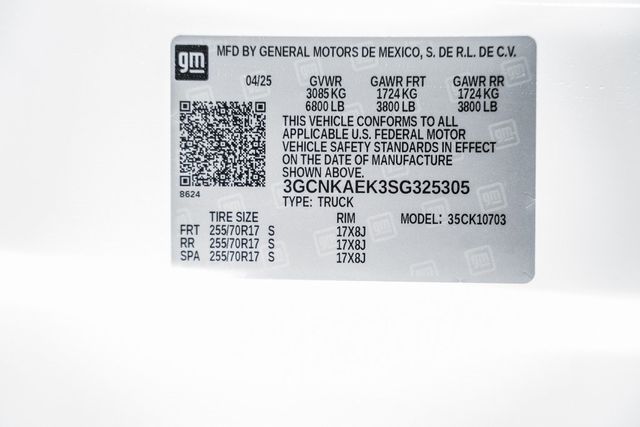 2025 Chevrolet Silverado 1500 4WD Reg Cab 126" Work Truck - 22839011 - 42