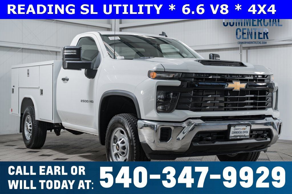 2025 Chevrolet Silverado 2500HD 4WD Reg Cab 142" Work Truck - 22995480 | Video 1