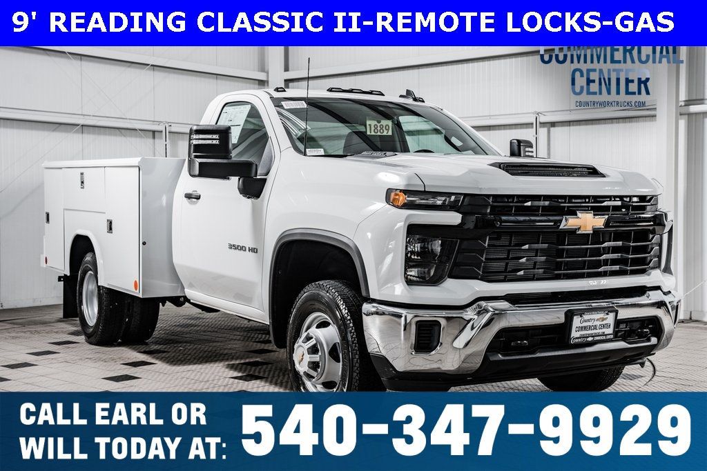 2025 Chevrolet Silverado 3500HD CC 4WD Reg Cab 146" WB, 60" CA Work Truck - 22697752 - 0