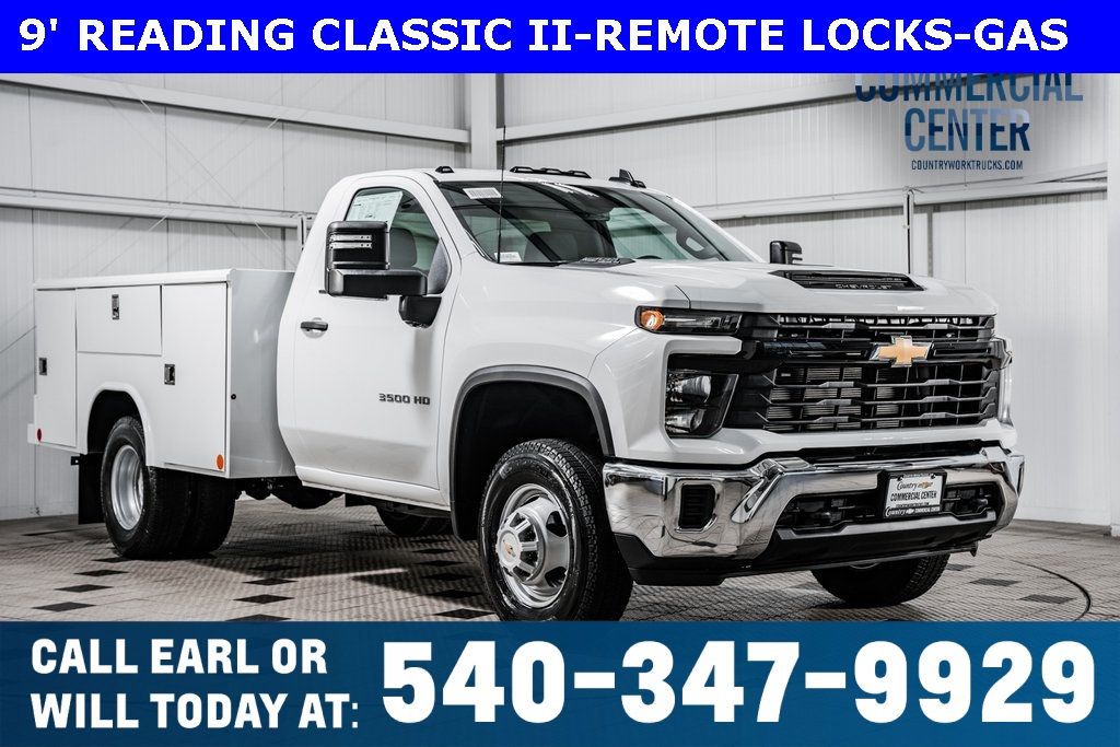 2025 Chevrolet Silverado 3500HD CC 4WD Reg Cab 146" WB, 60" CA Work Truck - 22717165 - 0