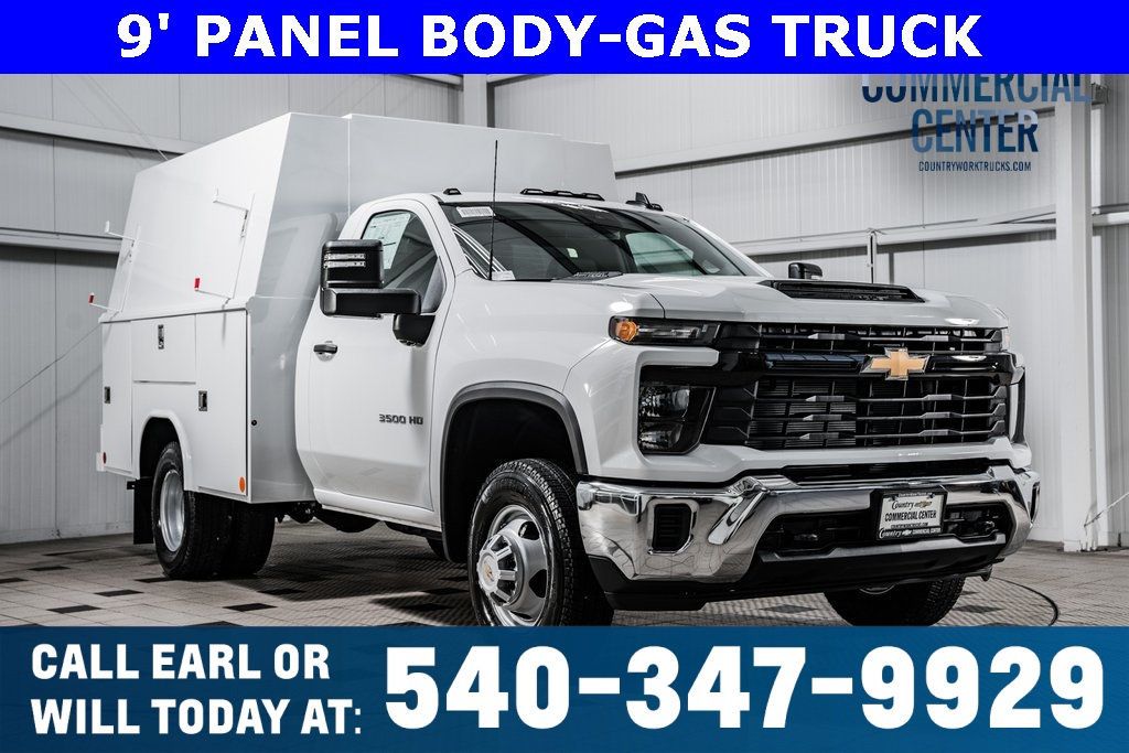 2025 Chevrolet Silverado 3500HD CC 4WD Reg Cab 146" WB, 60" CA Work Truck - 22717176 - 0