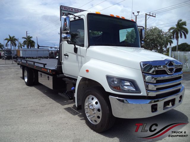 2025 HINO L6 w/ 22ft Jerr-Dan Rollback Tow Truck Low Pro Car Carrier - 22875837 - 0
