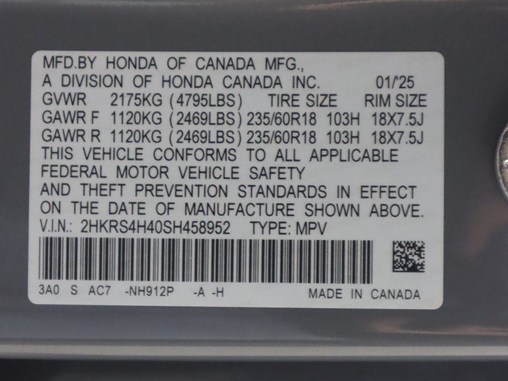 2025 Honda CR-V EX AWD - 22744359 - 47