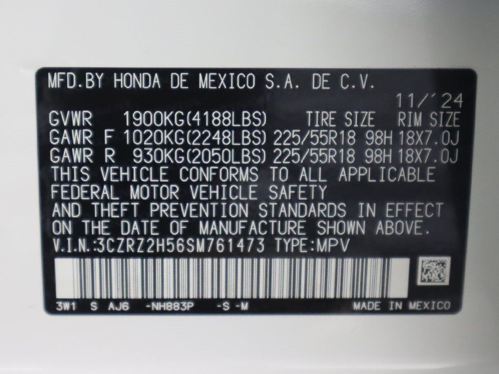 2025 Honda HR-V Sport AWD CVT - 22695924 - 43