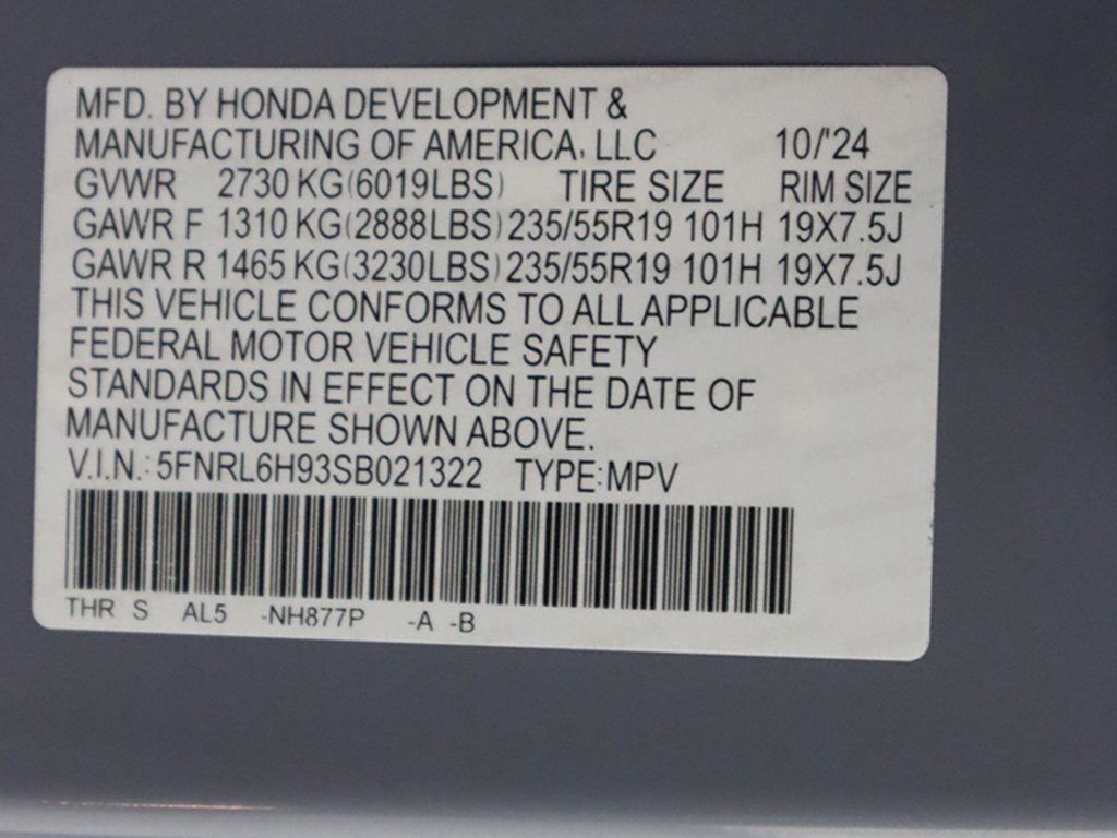 2025 Honda Odyssey Elite Automatic - 22642113 - 59