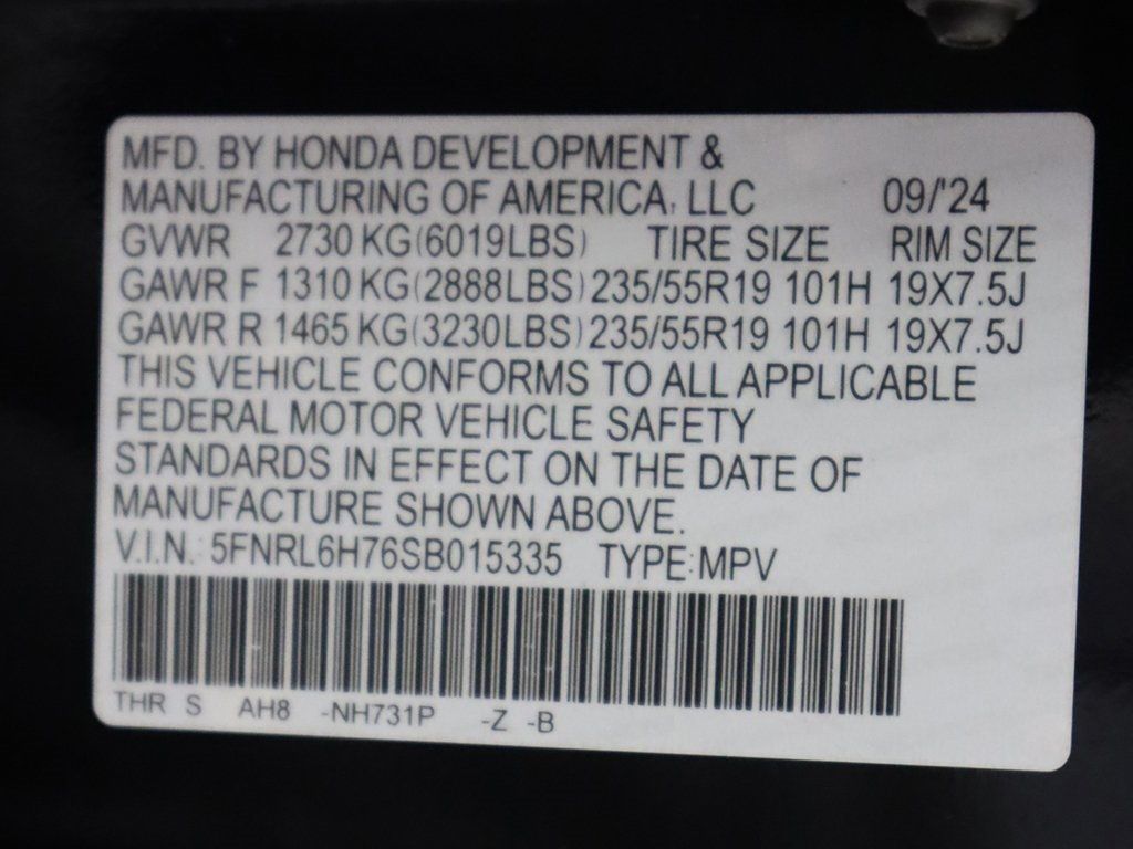 2025 Honda Odyssey Sport-L Automatic - 22621433 - 54