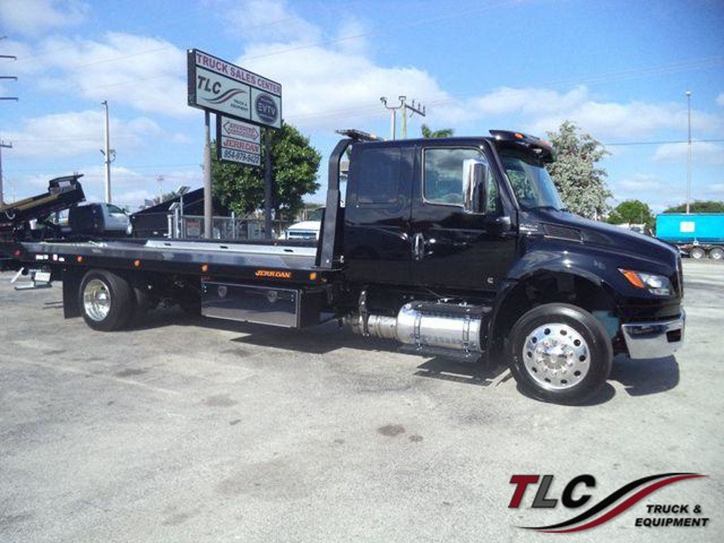 2025 International MV607 22' JERRDAN ROLLBACK TOW TRUCK.22SRRD6TWLP..SHARK.300HP - 22434668 - 0