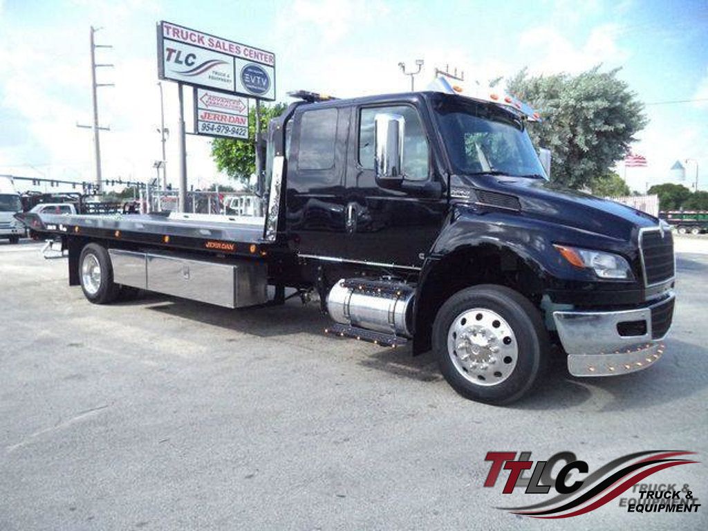 2025 International MV607 Extended Cab 22' Jerrdan Rollback Tow Truck 22srrd6twlp Shark 300hp - 22088529 - 0