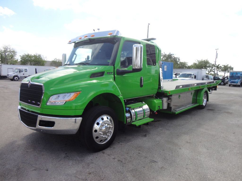 2025 International MV607 Extended Cab w/ 22ft Jerr-Dan Custom StepSide Classic Car Carrier - 21831945 - 1