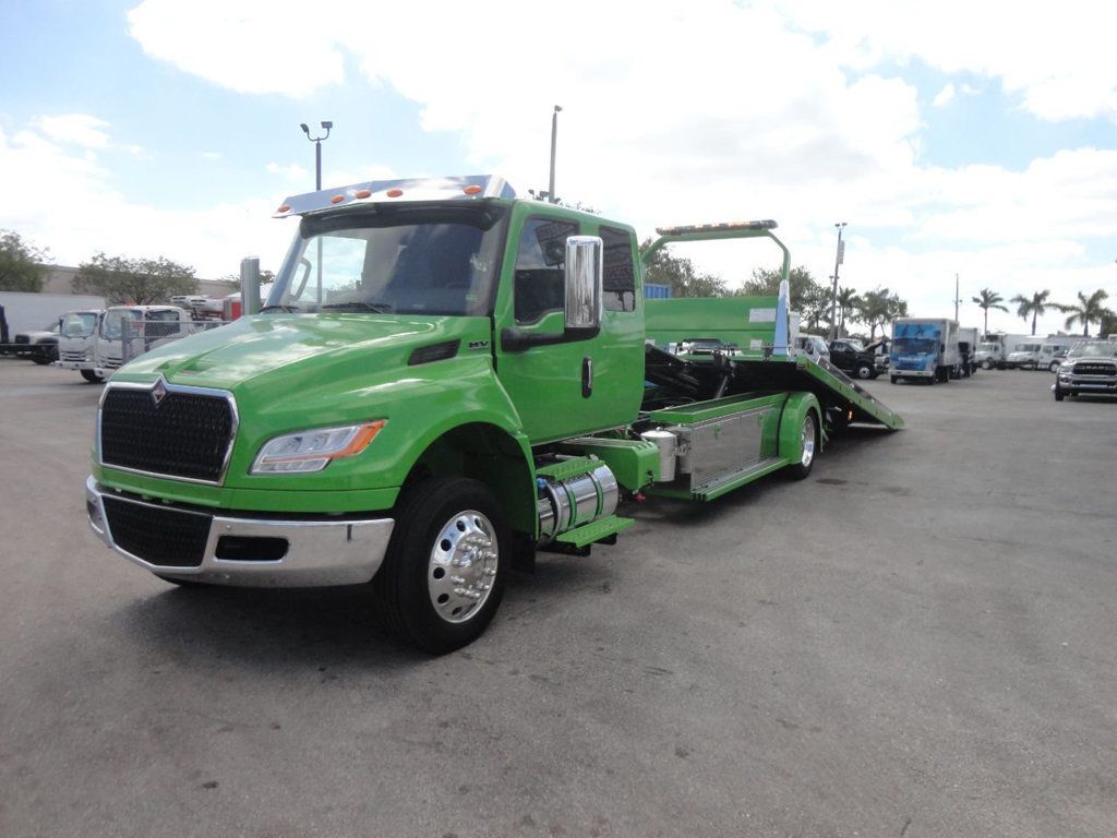 2025 International MV607 Extended Cab w/ 22ft Jerr-Dan Custom StepSide Classic Car Carrier - 21831945 - 30
