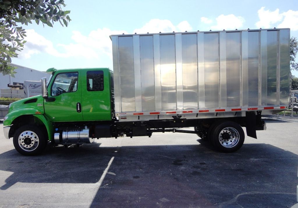2025 International MV607 Extended Cab w/ New 16ft Aluminum Chipper Truck Landscape Dump Body - 21423510 - 13
