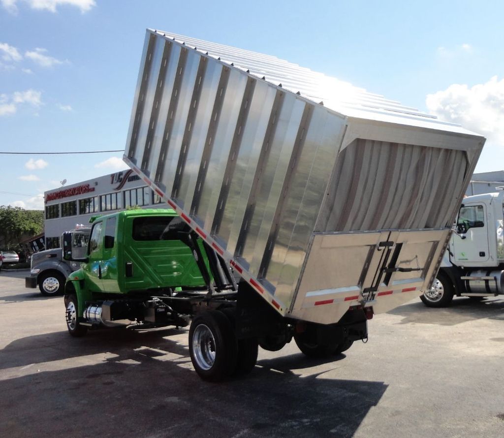 2025 International MV607 Extended Cab w/ New 16ft Aluminum Chipper Truck Landscape Dump Body - 21423510 - 18