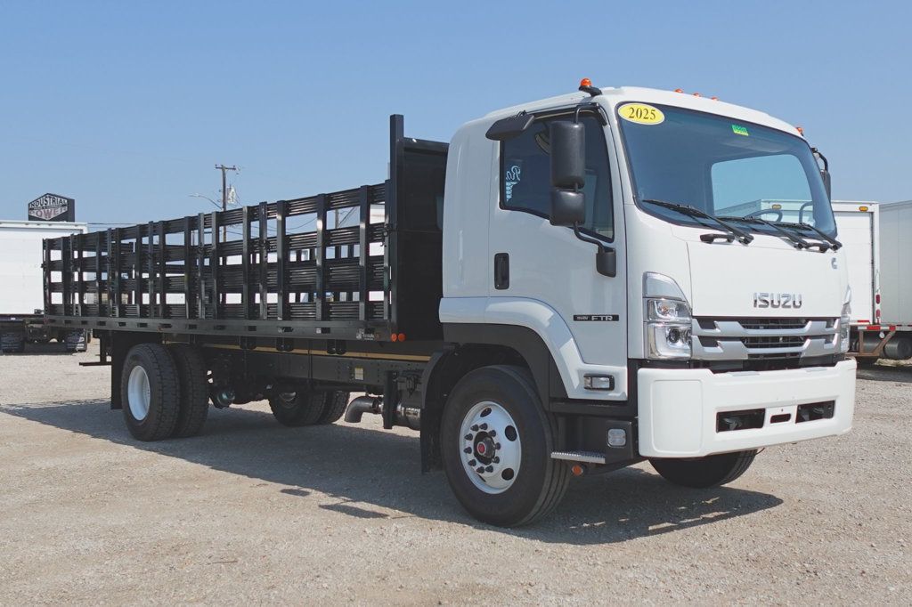 2025 Isuzu FTR (26ft Stake Bed Truck w/ ICC Bumper) - 22562529 - 0