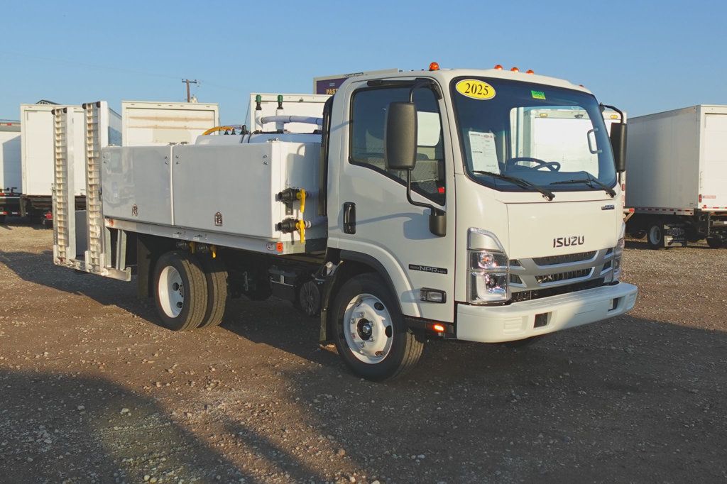 2025 Isuzu NPR HD (12ft Spray Truck w/ Ramps) - 22657430 - 0