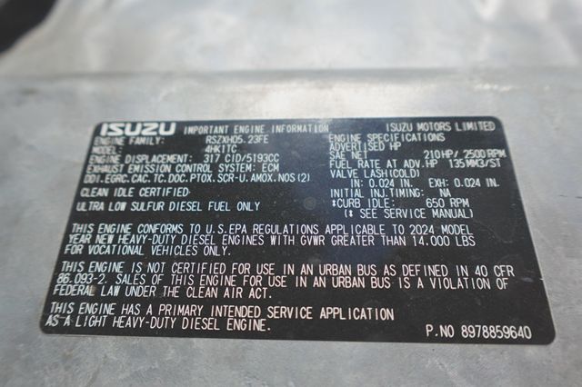 2025 Isuzu NRR (20ft Box w/ Rail Lift) - 22506552 - 40