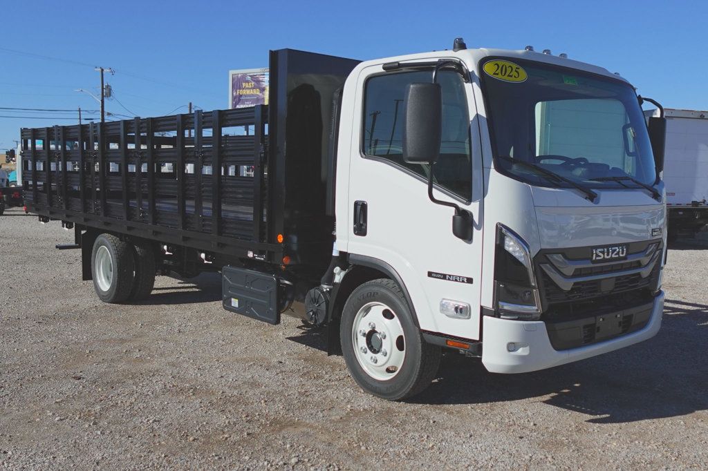 2025 Isuzu NRR (21ft Stake Bed w/ ICC Bumper) - 22626024 - 0