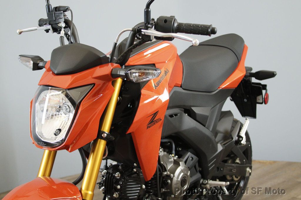 2025 New Kawasaki Z125 PRO Est. 135.5 MPG! at SF Moto