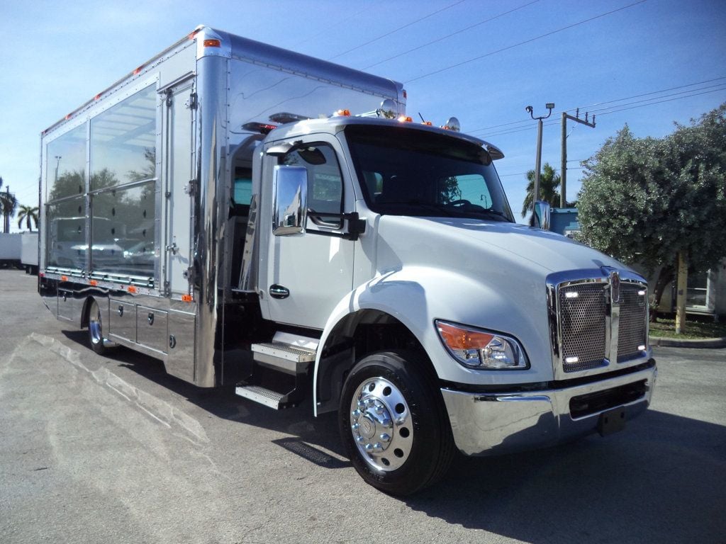 2025 Kenworth T280 TowBox 22FT ENCLOSED *CLEAR SIDED* ROLLBACK TOW TRUCK, - 22684985 - 2