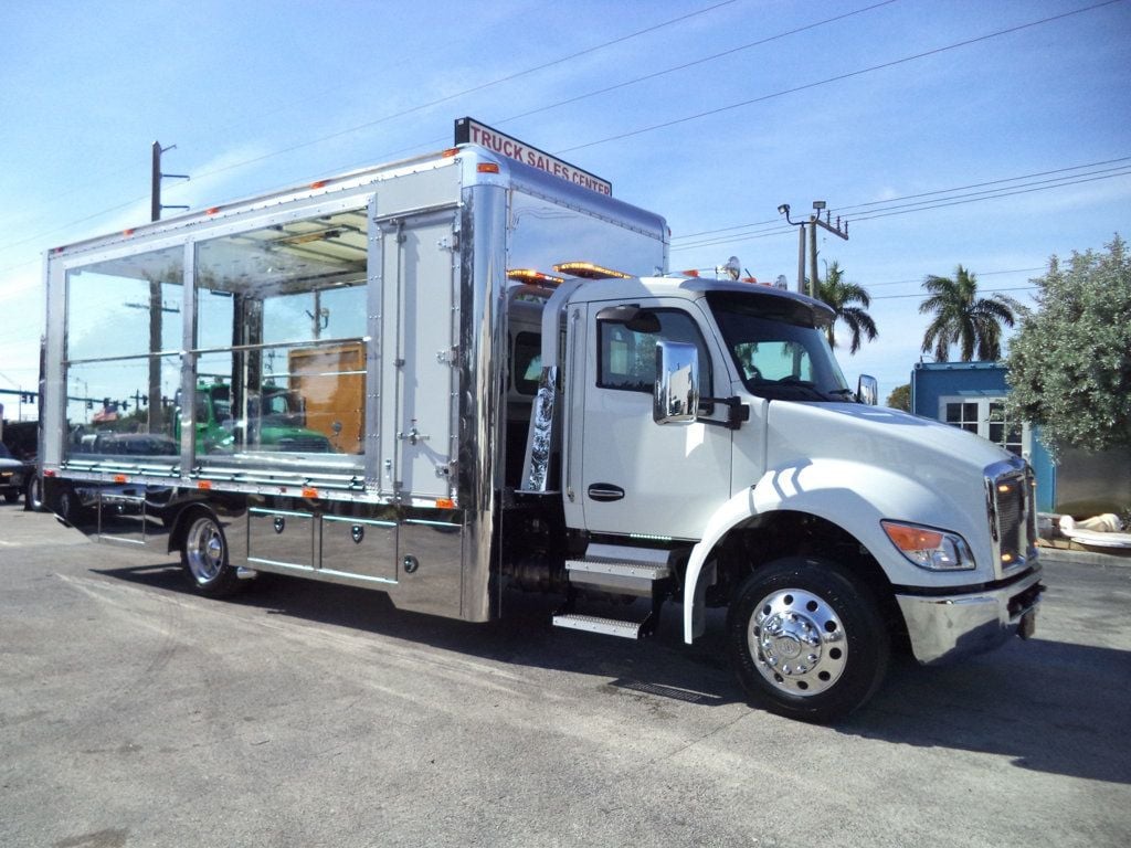 2025 Kenworth T280 TowBox 22FT ENCLOSED *CLEAR SIDED* ROLLBACK TOW TRUCK, - 22684985 - 72