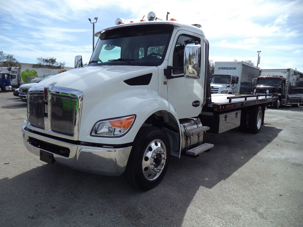 2025 Kenworth T280 w/ 22ft Jerr-Dan 6 Ton XLP Low Pro Car Carrier Rollback - 22302453 - 1