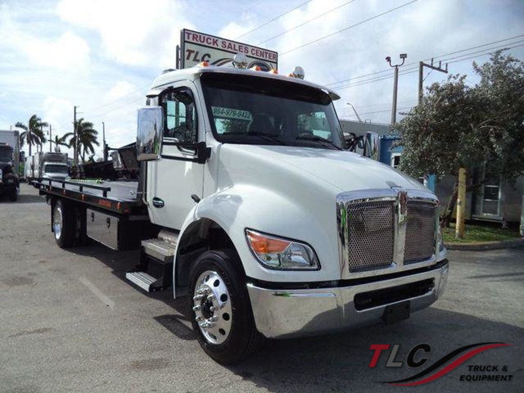 2025 Kenworth T280 w/ 22ft Jerr-Dan 6 Ton XLP Low Pro Car Carrier Rollback - 22302453 - 50