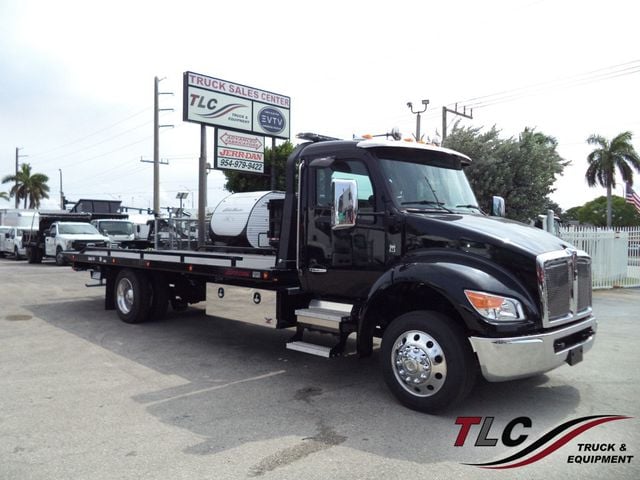 2025 Kenworth T280 w/ 22ft Jerr-Dan 6 Ton XLP Low Pro Car Carrier Rollback - 23025876 - 0