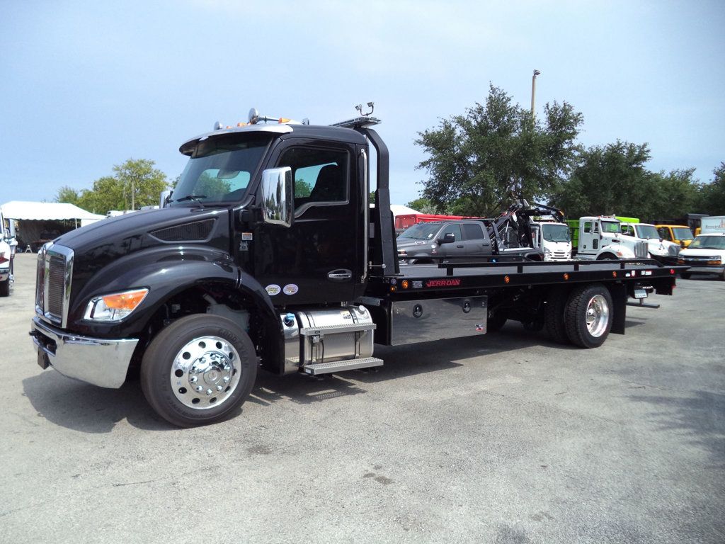 2025 Kenworth T280 w/ 22ft Jerr-Dan 6 Ton XLP Low Pro Car Carrier Rollback - 23025876 - 2