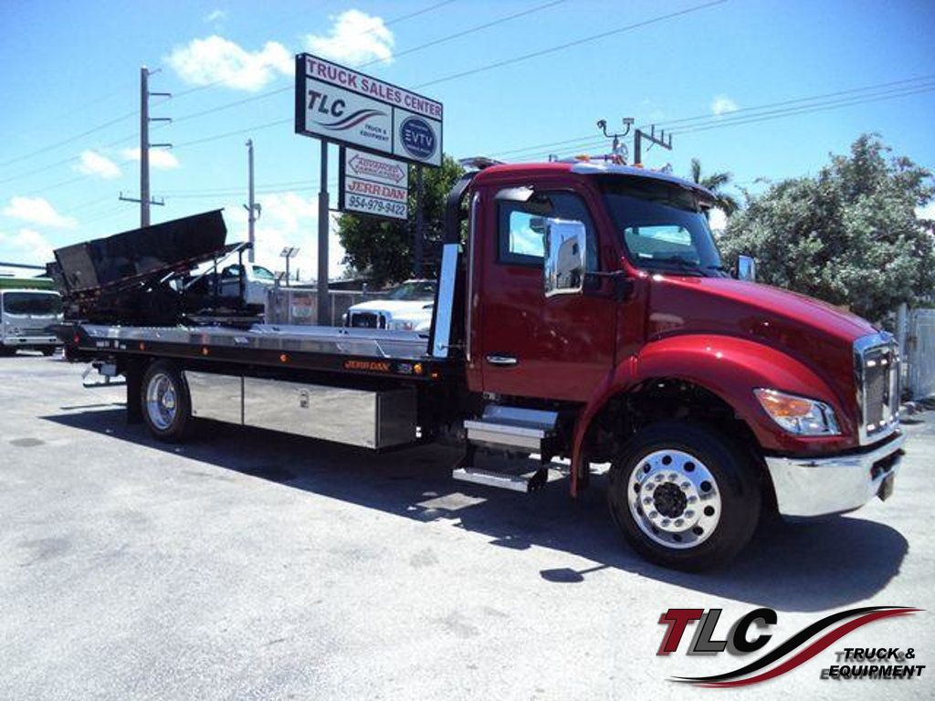 2025 Kenworth T280 w/ 22ft JerrDan Car Carrier 6 Ton XLP Low Pro Rollback - 22460267 - 0