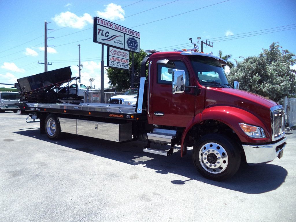 2025 Kenworth T280 w/ 22ft JerrDan Car Carrier 6 Ton XLP Low Pro Rollback - 22460267 - 1