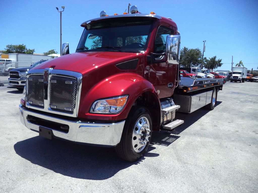2025 Kenworth T280 w/ 22ft JerrDan Car Carrier 6 Ton XLP Low Pro Rollback - 22460267 - 2