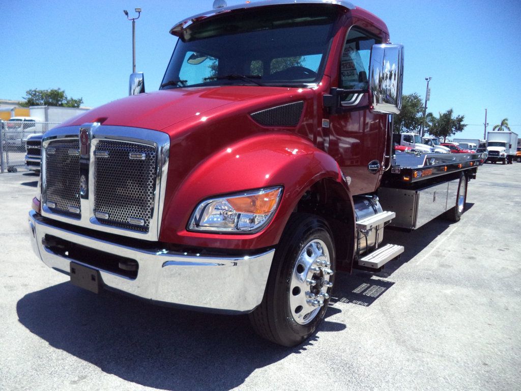 2025 Kenworth T280 w/ 22ft JerrDan Car Carrier 6 Ton XLP Low Pro Rollback - 22460267 - 57