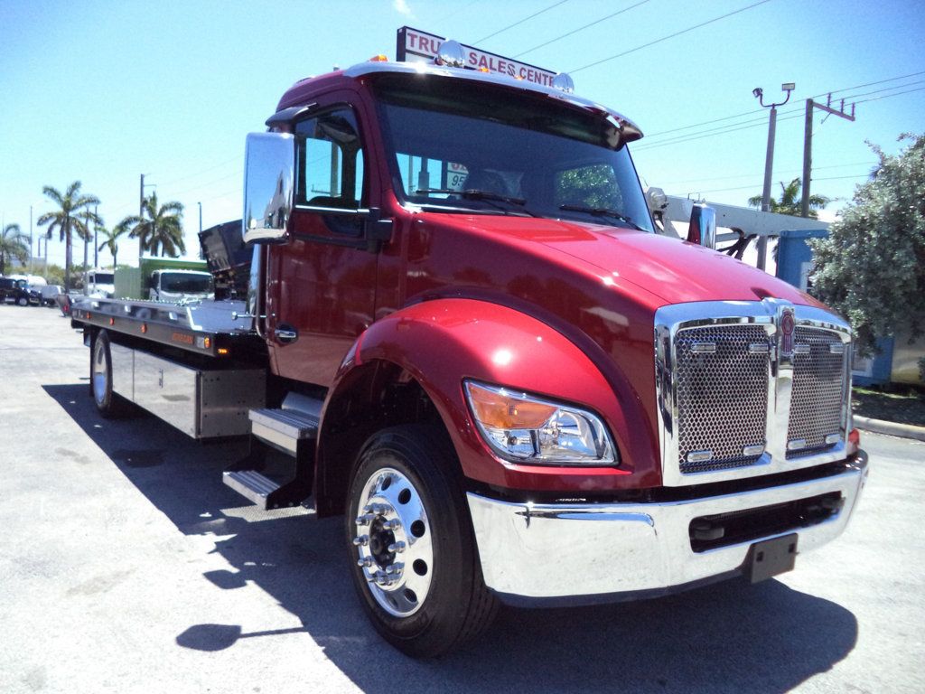2025 Kenworth T280 w/ 22ft JerrDan Car Carrier 6 Ton XLP Low Pro Rollback - 22460267 - 58