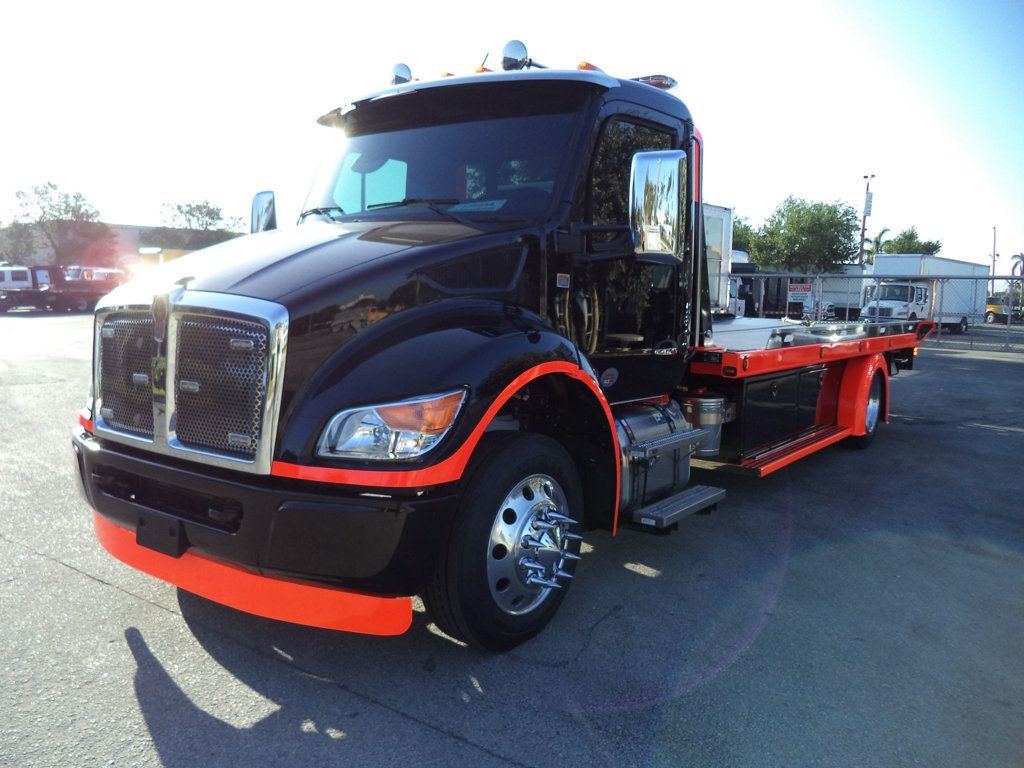 2025 Kenworth T280 w/ 22ft Jerr-Dan Custom StepSide Classic Car Carrier - 22797674 - 1