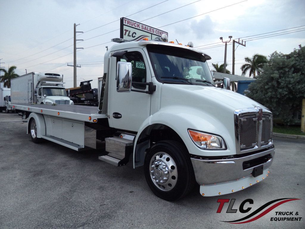 2025 Kenworth T280 w/ 22ft JerrDan Custom StepSide Classic Low Pro Carrier - 22556013 - 0