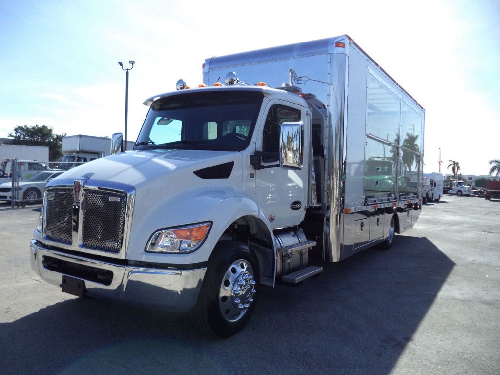 2025 Kenworth T280 w/ JerrDan 22ft Enclosed Clear Sided TowBox Car Carrier - 22684985 - 3