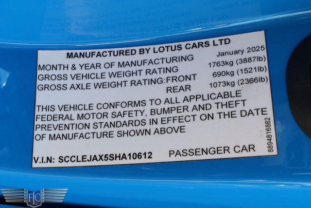 2025 Lotus Emira V6 Coupe - 22965398 - 34