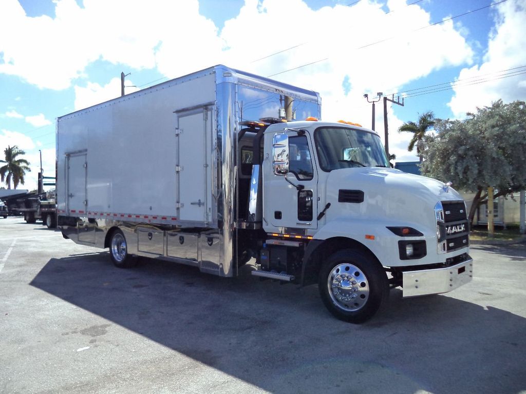 2025 Mack MD6 w/ Jerr-Dan 22ft Enclosed Shark TowBox Carrier Rollback - 22197267 - 14