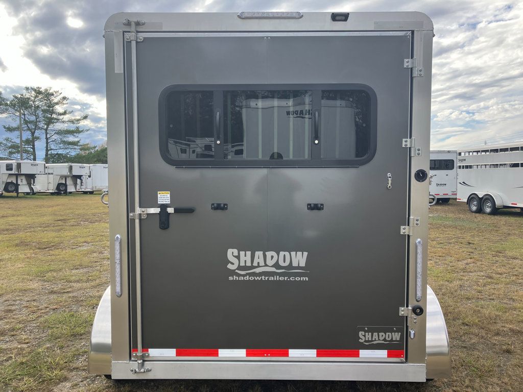 2025 Shadow 2 Horse Slant with Drop Feed Windows & Escape Door  - 22740555 - 5