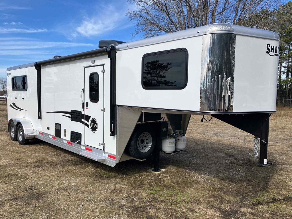 2025 Shadow 3 Horse Slant 9' Living Quarters with Slide  - 22783462 - 0