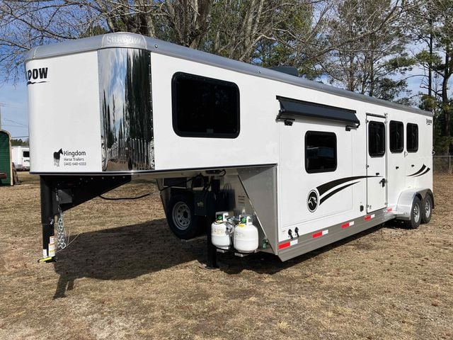 2025 Shadow 3 Horse Slant 9' Living Quarters with Slide  - 22783462 - 1