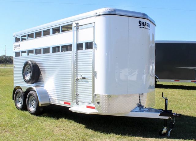 2025 Shadow Rancher Stock Trailer w/ FREE Rubber Package  - 22653330 - 0