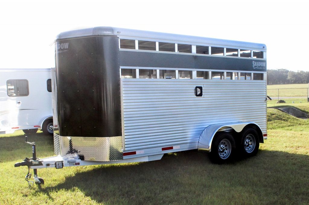2025 Shadow Rancher Stock Trailer w/ FREE Rubber Package  - 22797462 - 2