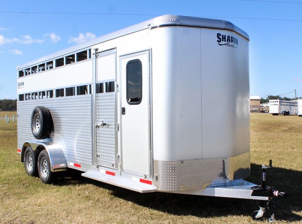 2025 Shadow Rancher Stock Trailer w/ Tack Room  - 22506613 - 0